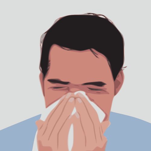 sneezing