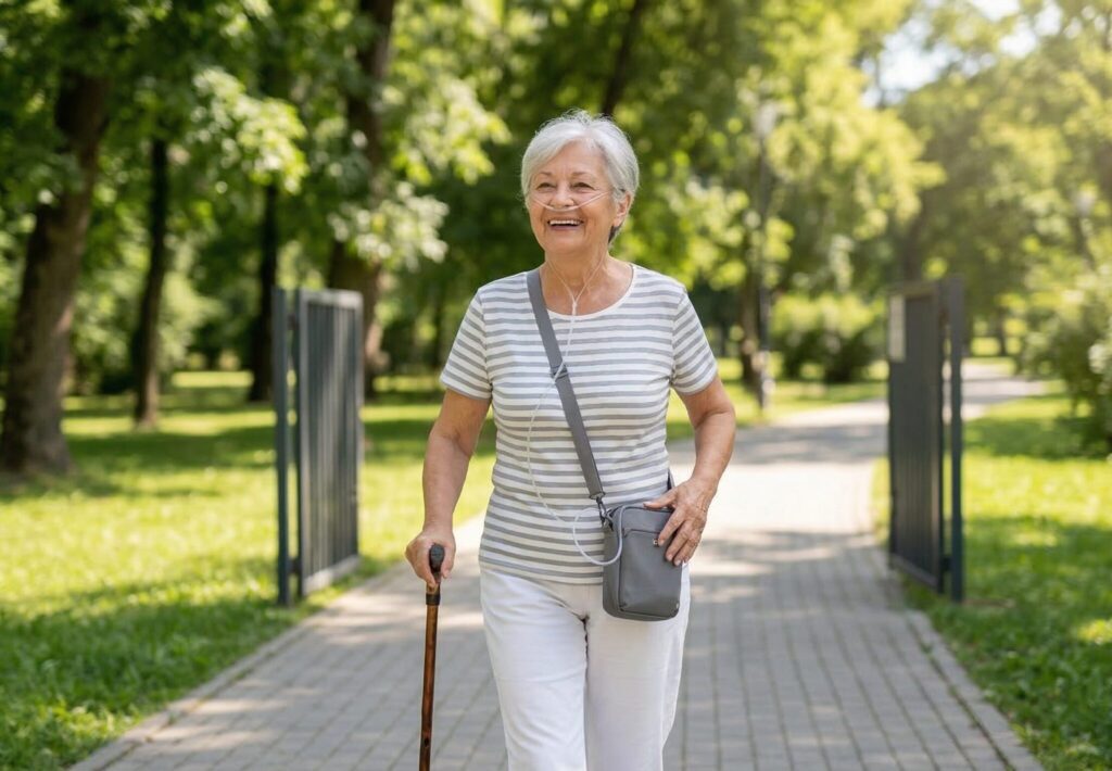 Portable oxygen concentrator